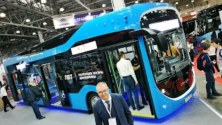New Russian buses. Diesel, gas and electricity