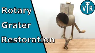 Vintage 30's rotary grater - Perfect restoration