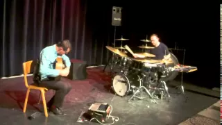 Lucas Niggli, Matthias Loibner - drums & hurdy-gurdy