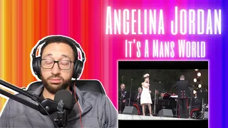 It's Angelina's World! | Angelina Jordan x Forsvarets Stabsmusikkorps "It's A Mans World" [REACTION]
