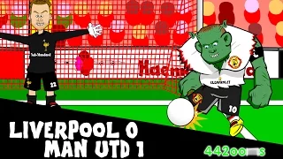 Liverpool vs Manchester United 0-1 2015-2016 (Wayne Rooney goal! 17.1.16)