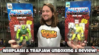 Whiplash & Trap Jaw Masters of the Universe Origins Unboxing & Review!