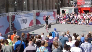 Edinburgh Fringe Stilt Juggler Jester Sylvester - 4K