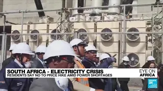 South Africans say no energy price hike amid power shortage crisis • FRANCE 24 English