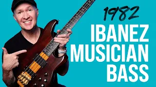 1982 Ibanez Musician Bass Demo and Review