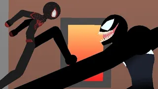 SPIDERMAN (MILES MORALES) VS VENOM [STICK NODE]