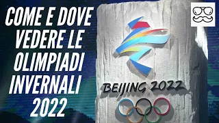 Come e dove vedere le olimpiadi invernali 2022 Giochi olimpici Beijing 2022 PECHINO