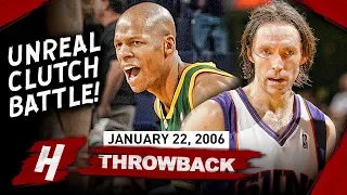 Ray Allen vs Steve Nash INSANE CLUTCH Duel Highlights 2006.01.22 - CLUTCH Allen with 42 Pts!