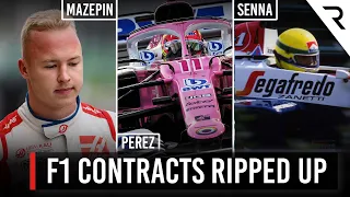 10 F1 drivers who split with teams before their contract was up