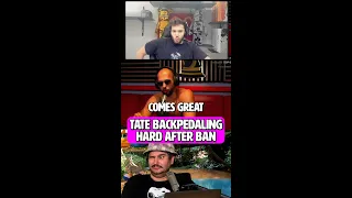 Andrew Tate Backpedaling Hard After Ban