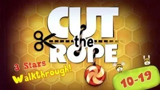 Cut The Rope 10-19 Buzz Box Walkthrough (3 Stars)