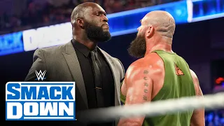 Omos hurls Braun Strowman out of the ring: SmackDown, Oct. 21, 2022