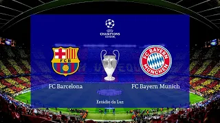 PES 2020 - FC Barcelona Vs. FC Bayern Munich UEFA Champions League Quarter Finals Full Match | HD