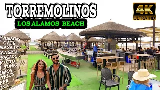 TORREMOLINOS Spain Los Alamos Beach MARCH 2024 | Costa Del Sol, Andalusia[4K]