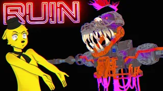 FNAF 9 РУИНЫ ВЗЛОМ СЕКРЕТНЫЙ МОНТИ за ТЕКСТУРАМИ 🐊 FNAF Ruin DLC