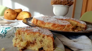 Грушевый пирог с грецкими орехами 🥧очень вкусный 🤗пирог с грушей/tarte de pêra 🍐