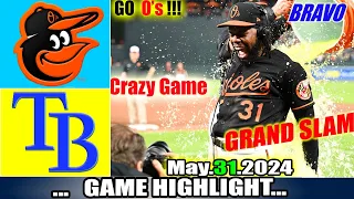 Baltimore Orioles vs. Tampa Bay Rays (05/31/24) FULL GAME Highlights | MLB Season 2024