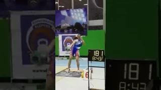 Ольга Яременко, рывок 24 кг-209 раз / Snatch Yaremenko 209 reps