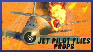 War Thunder | [Jet player get's slaughtered in props] FW-190  SIM!!