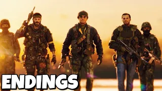 ALL ENDINGS - Call of Duty: Black Ops Cold War Gameplay Walkthrough (Good & Bad Endings)