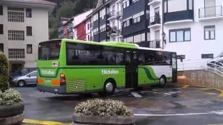 Road turns the bus.