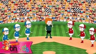 Take Me Out To The Ball Game | Nursery Rhymes TV [Vocal 4K]