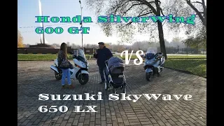 Сравнительный обзор Suzuki Burgman 650 и Honda Silverwing 600 GT