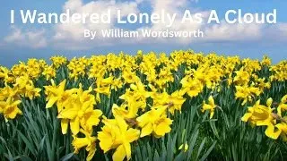 I Wandered Lonely as a Cloud (Daffodils) By William Wordsworth