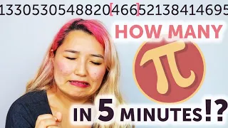 How Many Digits of Pi Can You Memorize in 5 Minutes?