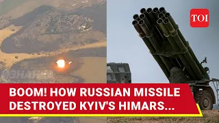 Russian Iskandar Missile Blows Up US-Made HIMARS Launcher After 2 Year Wait I Watch