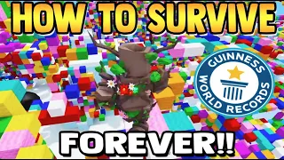 SURVIVE FOREVER with ELDERTREE!! (Roblox BedWars)