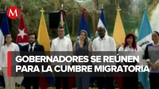 Gobernadores de estados receptores de migrantes llegan a Chiapas para cumbre de migrantes