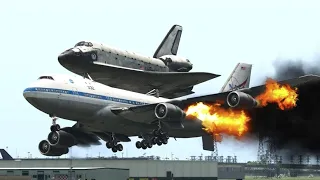 Airbus A380 Crashes Mid-Air With Space Shuttle Airplane - GTA 5