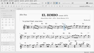 El Bimbo - Bimbo Jet - Alto Sax score