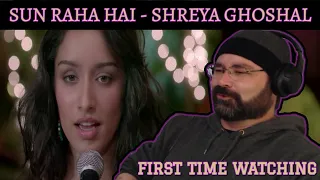 SUN RAHA HAI - SHREYA GHOSHAL - MUSIC VIDEO REACTION - AMERICAN FIRST TIME WATCHING