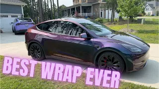 BEST Wrap Ever Tesla Model Y