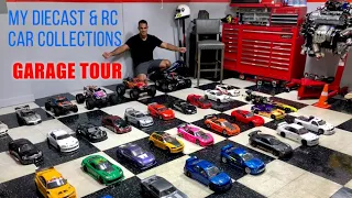 GARAGE TOUR- check out my Diecast & RC car collections