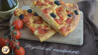 Focaccia pugliese con semola rimacinata di grano duro