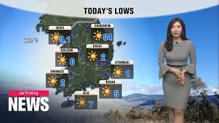 [Weather] Milder temperatures, dusty in central western regions