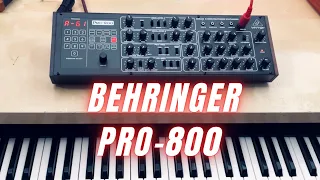Behringer PRO-800 Demo  - No Talking -