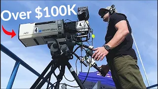 Operating Monstrous Broadcast TV Camera and It's AWESOME | by Art Freeman