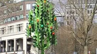 Canary Wharf traffic Light Tree