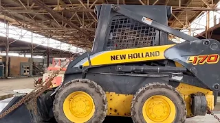 How To Drive A New Holland L170 Skidsteer