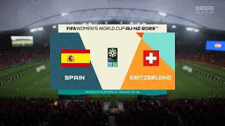 Spain Women vs Switzerland Women (26/09/2023) Women's UEFA Nations League FIFA 23