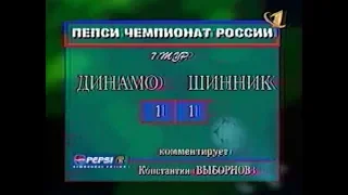 Динамо 1-1 Шинник. Чемпионат России 1998