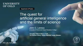 The quest for artificial general intelligence and the limits of science