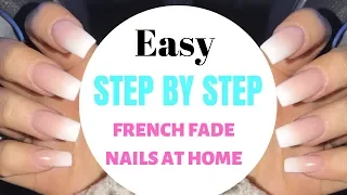 At Home D.I.Y. French Fade | Baby Boomer Nails |Modelones