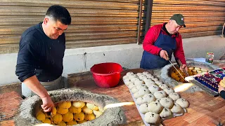 UZBEKISTAN. How to Make 2.100 kg Samosa | Uzbek Street Food