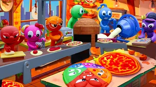 Unstable Pizza Shop - Tiny Clay Life Story | TDC Clay Mew Funny Animation