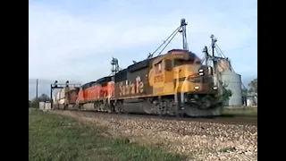 April 2004 - High Speed Action along BNSF's Chillicothe Sub from Romeoville to Edelstein